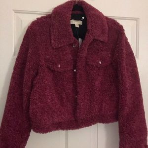 NWT Micheal Kors Faux Fur Jacket